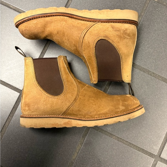 Red Wing Shoes Tan Chelsea Boots